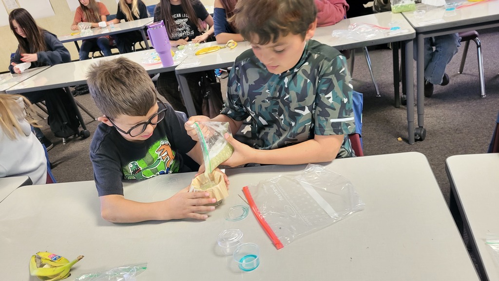 Aaron and George hard at work