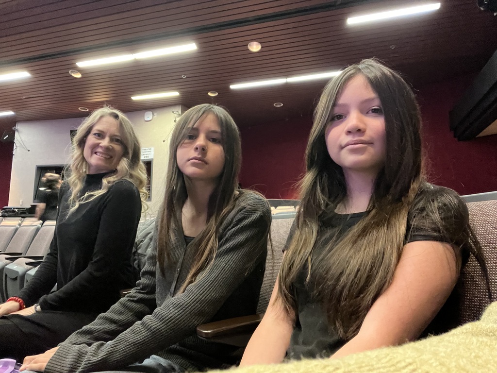 Checking out the stage