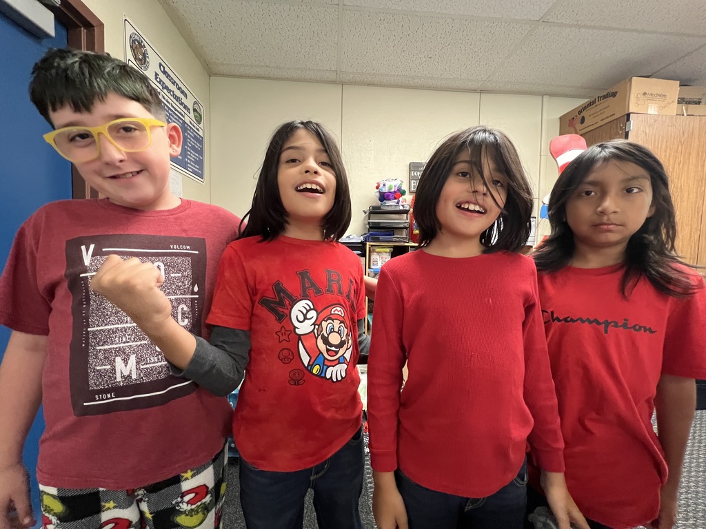 5th Grade Boys have spirit