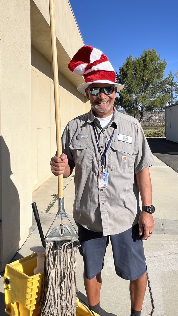 Mr. Michael keeping things spic and span