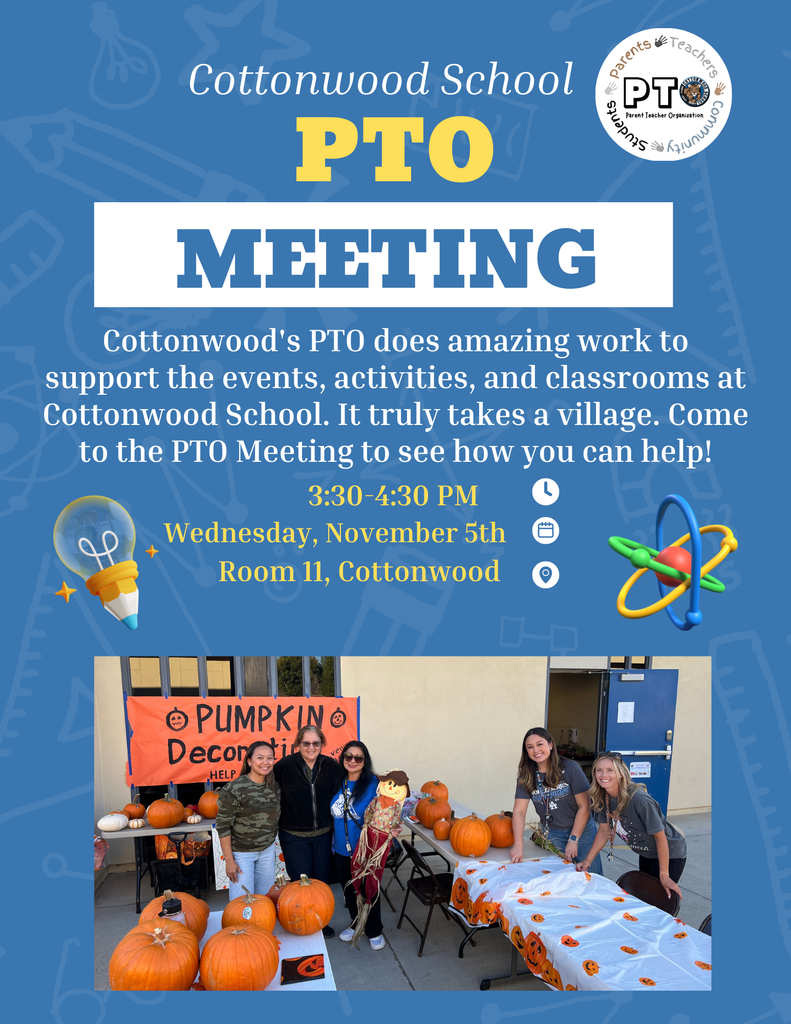 PTO Meeting on Wednesday