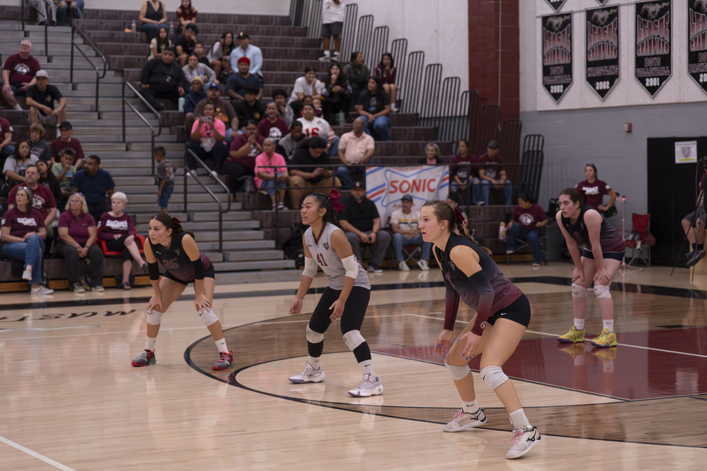 WVHS Girls Volleyball Players in action