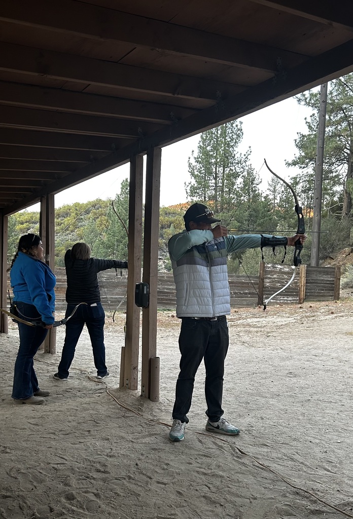 Archery with Mr. Luna