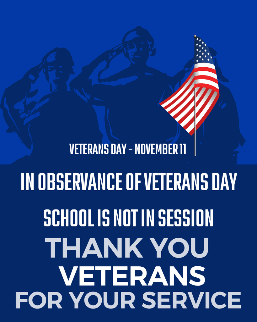 Veterans Day is on November 11th.