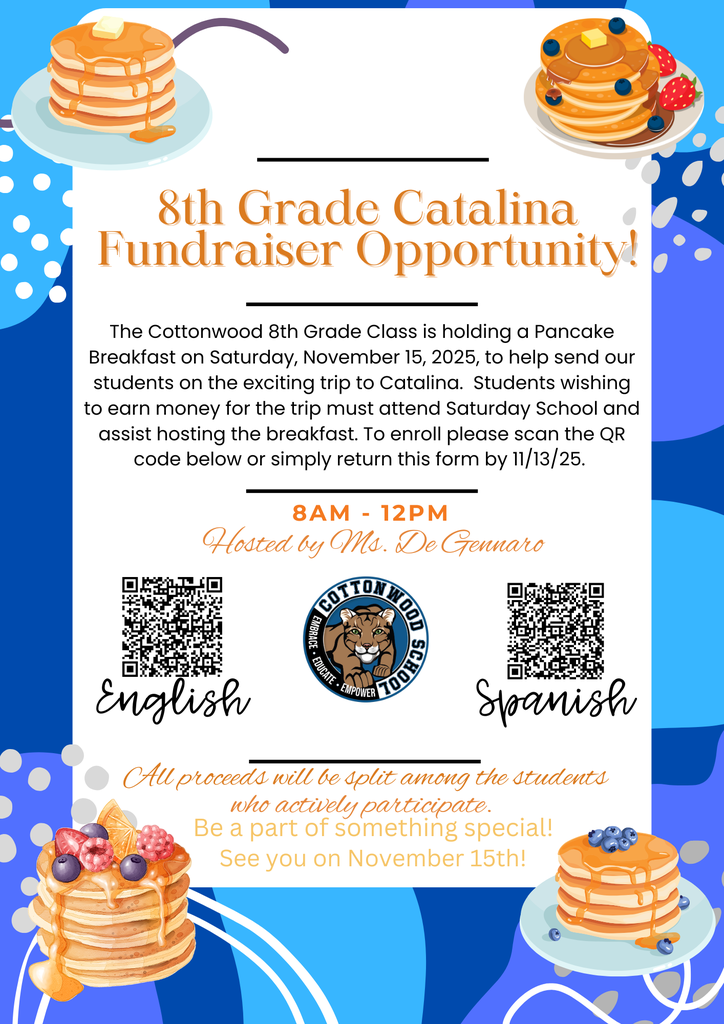 Pancake Breakfast to raise money for Catalina
