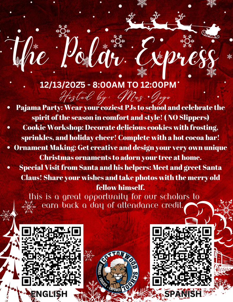 Polar Express Saturday School 1213