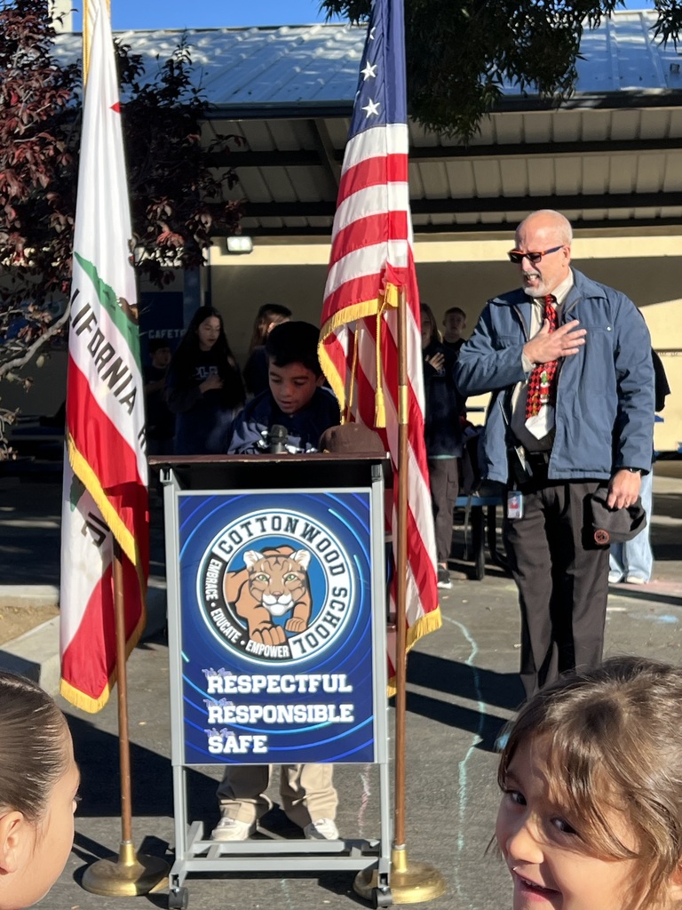 Avery led the pledge.