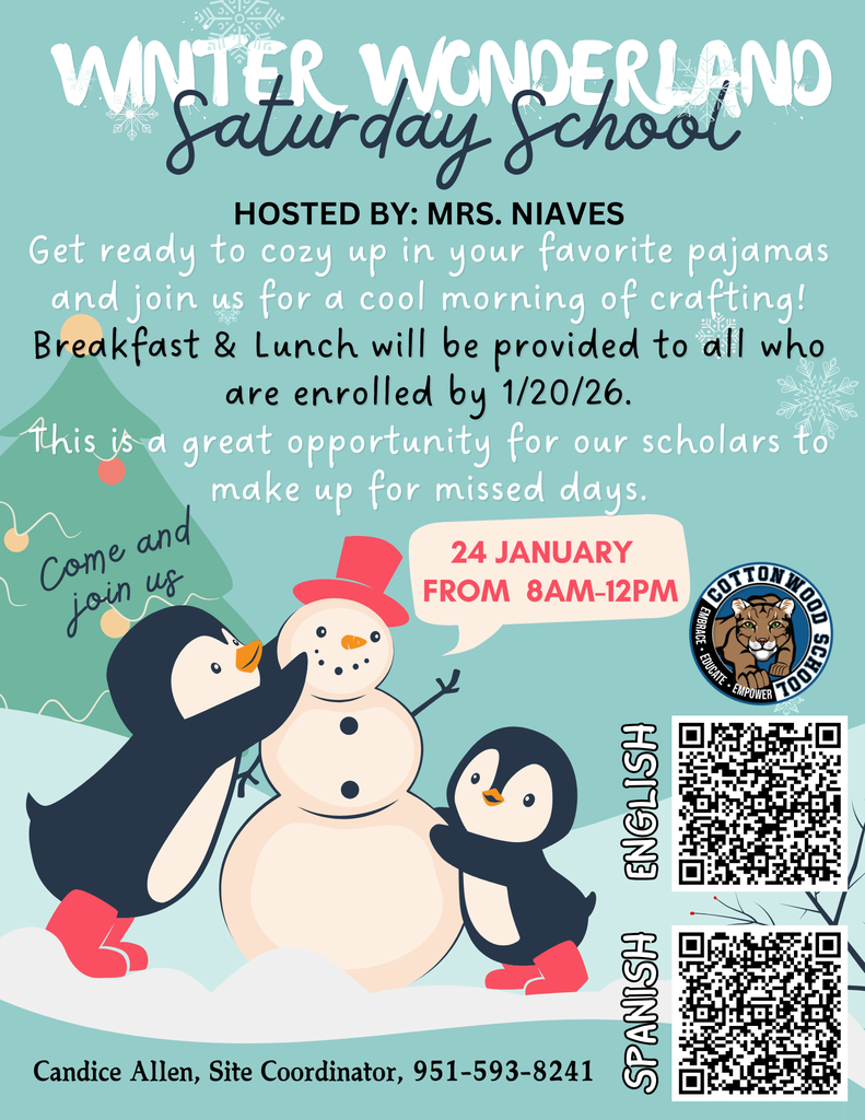 Saturday School Flyer