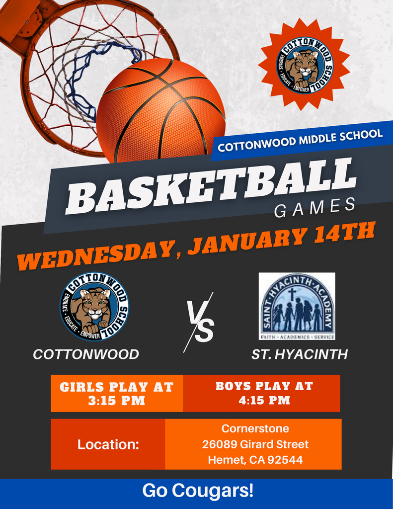 Basketball Game on Wednesday