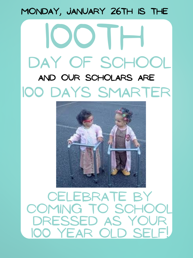 100th Day of School Flyer