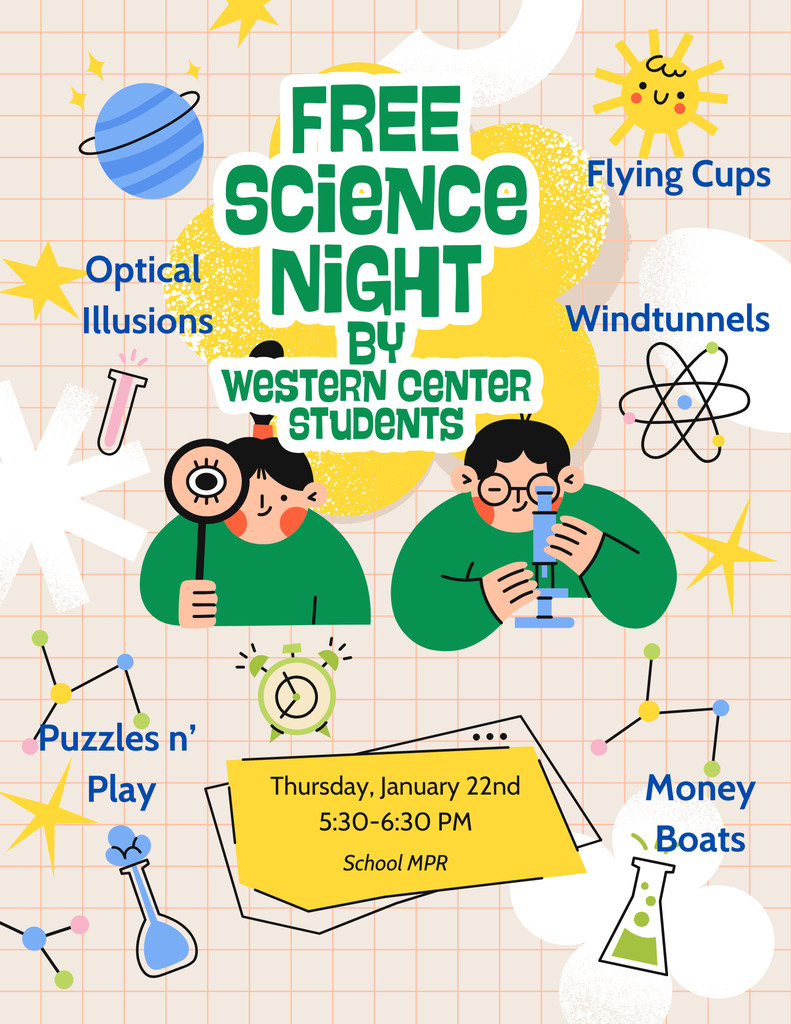 Science Night Thursday January 22nd at 5:30pm in the Hemet EL MPR