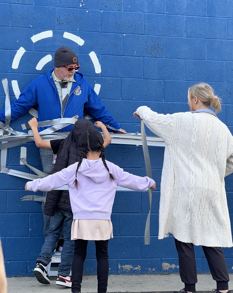 Putting on the tape!