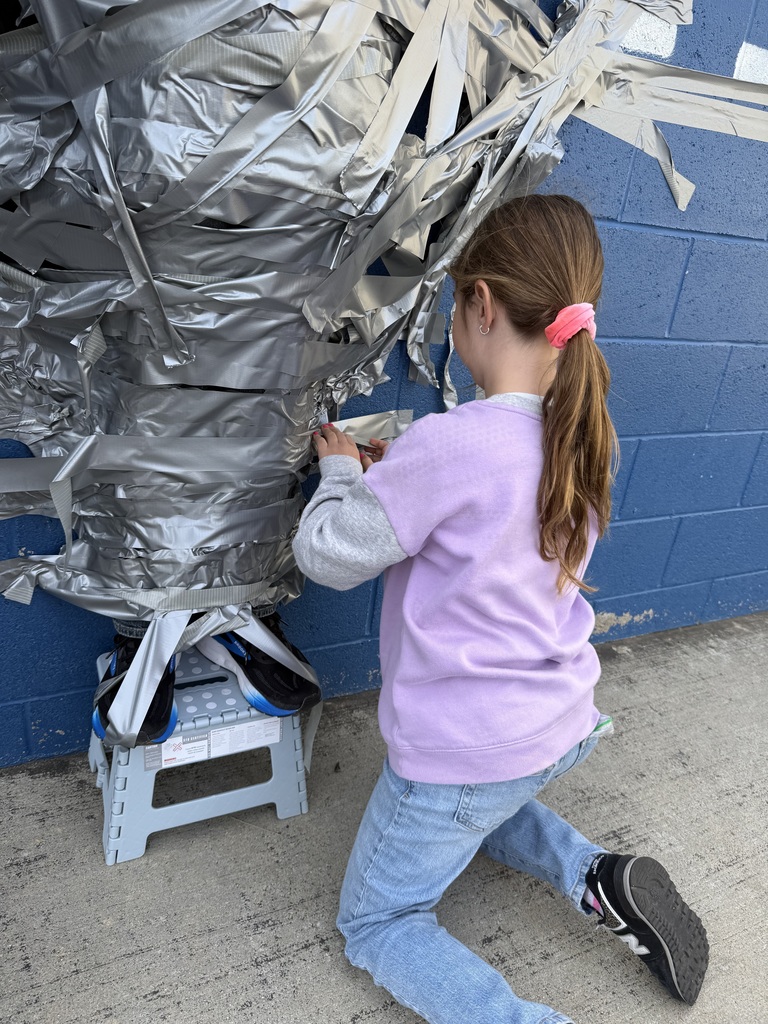 Putting on the tape!