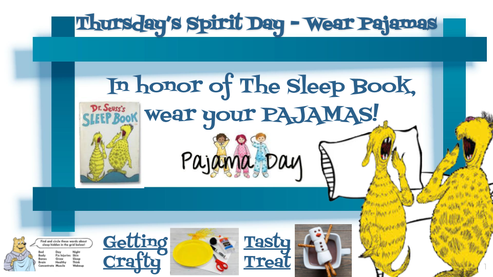 Thursday - Wear Your Pajames (1)