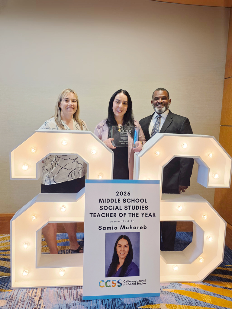 Samia Muharab Social Studies Teacher of the Year