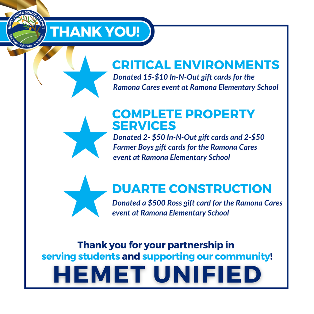 Donation Thank You's