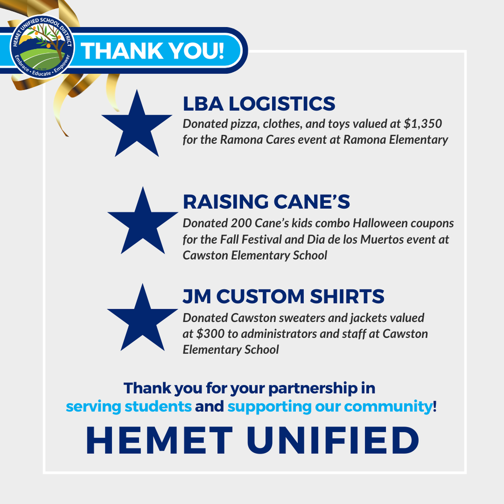 Donation Thank You's