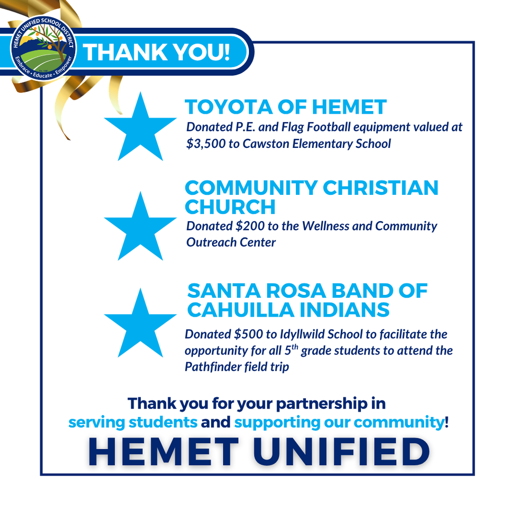 Donation Thank You's