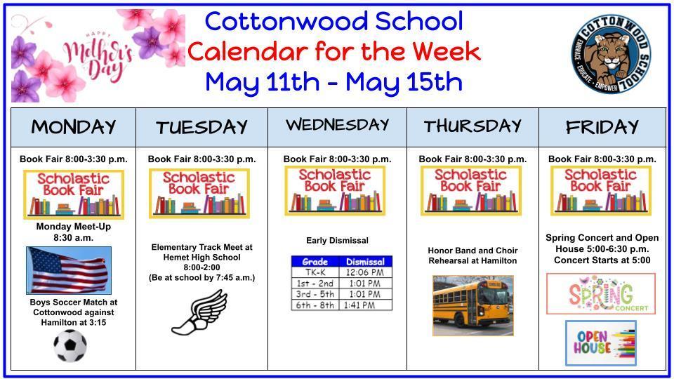 Week At A Glance