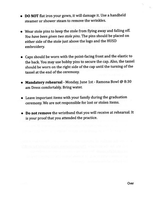 HAS Graduation Important Reminders 26 pg2