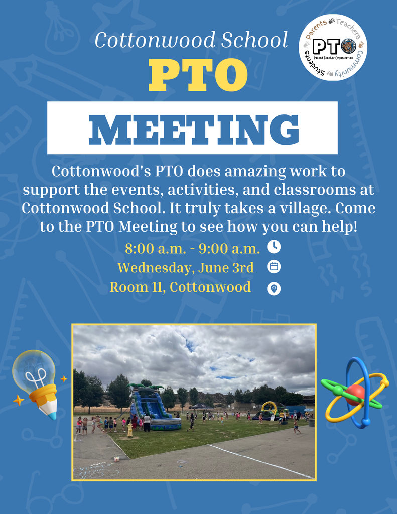 PTO Meeting on Wednesday