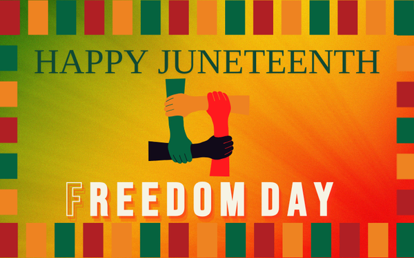 Juneteenth Poster for Friday June 19 Observance