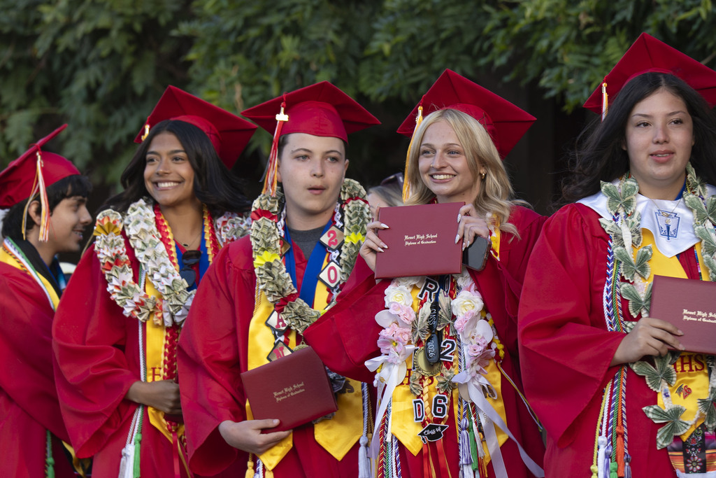 Hemet High graduation photos.