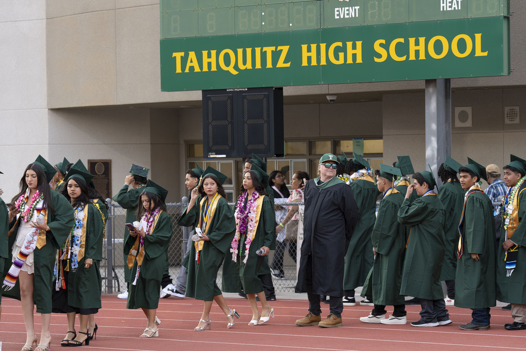 Tahquitz High School graduation photos.
