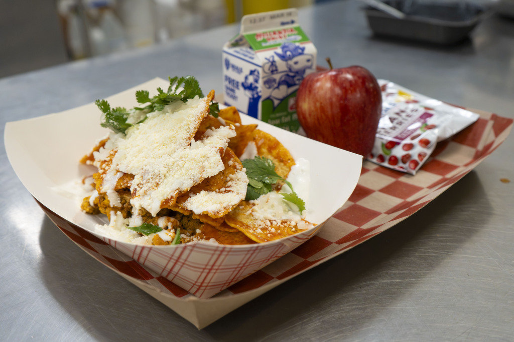 Chilaquiles student meal