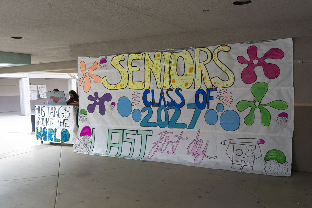 West Valley High School - Seniors last first day of school