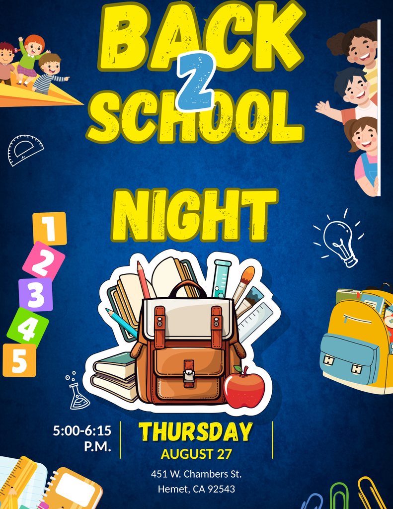 Back to School night