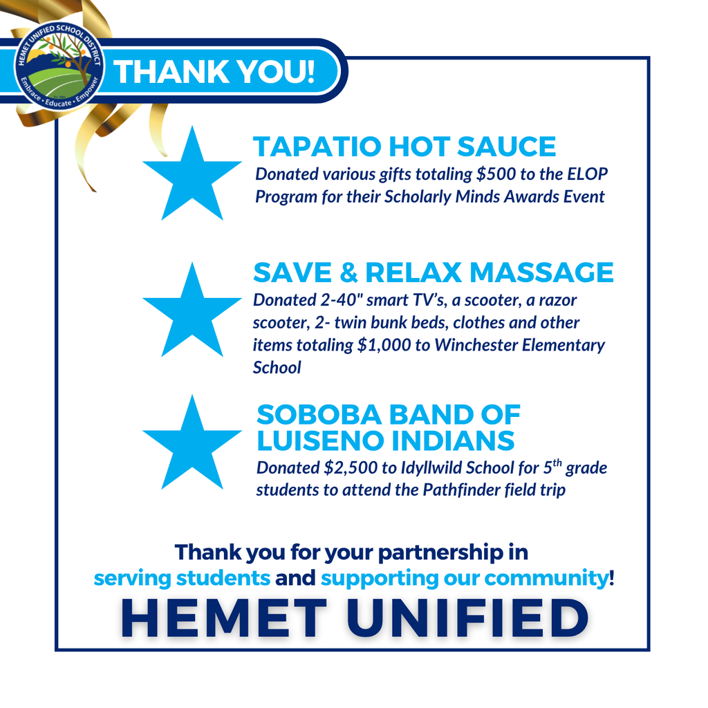 Donation Thank You's