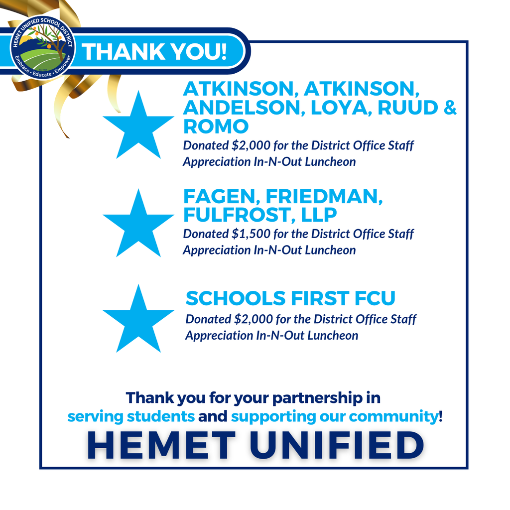 Donation Thank You's