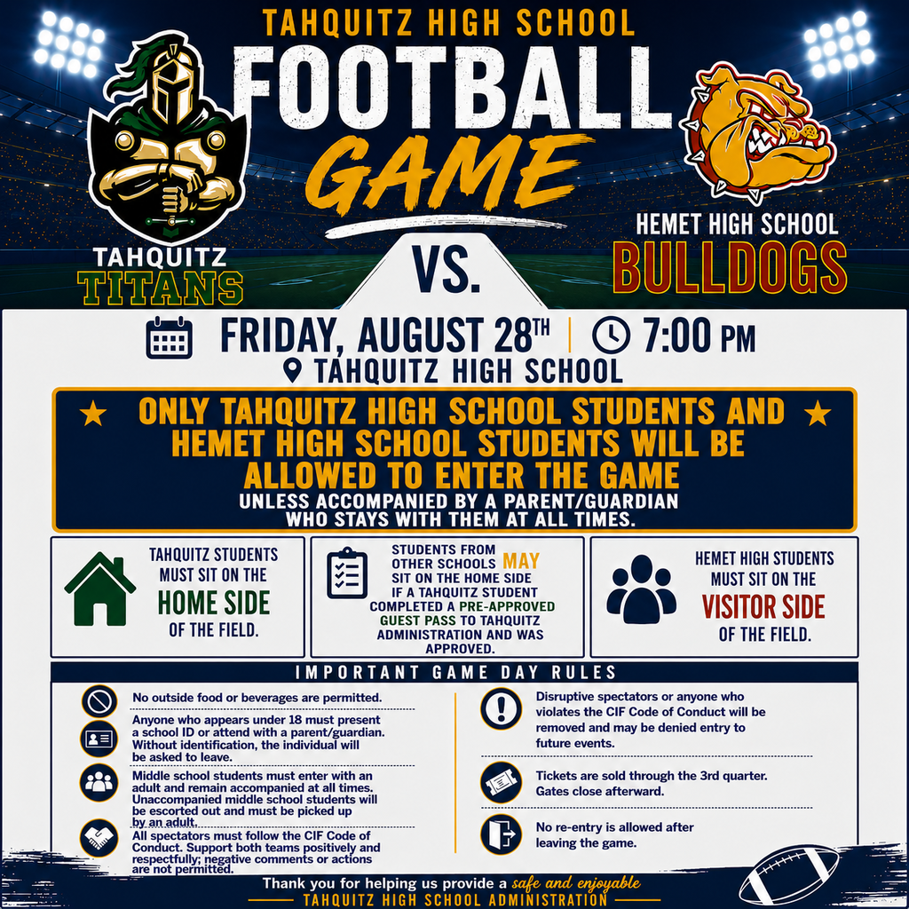 HHS vs THS Flyer