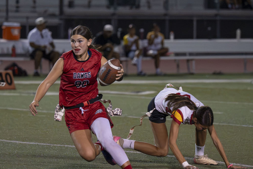 Hemet High Girls Flag Football Game