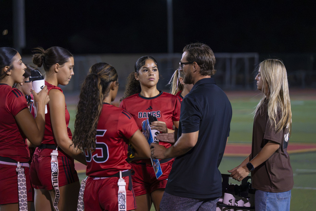 Hemet High Girls Flag Football Game