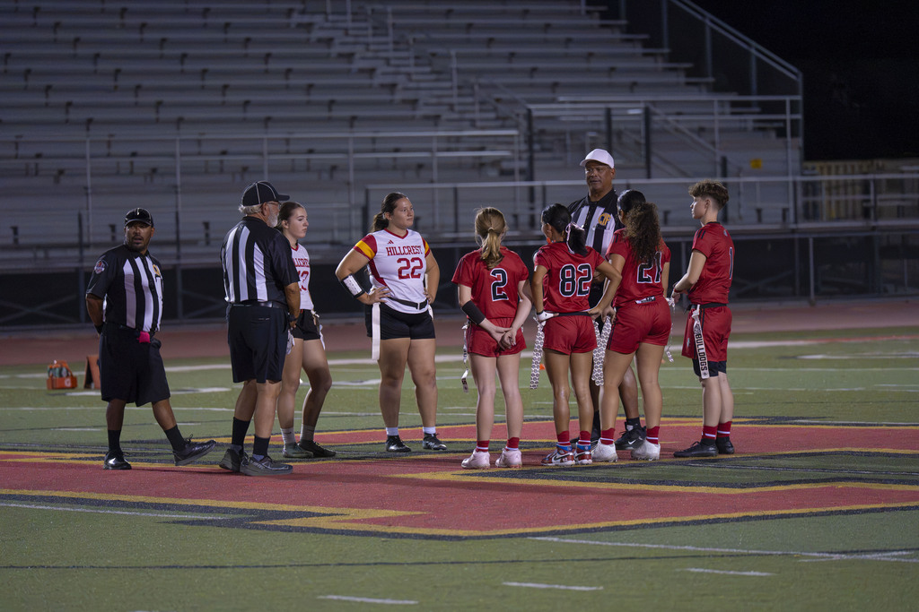 Hemet High Girls Flag Football Game