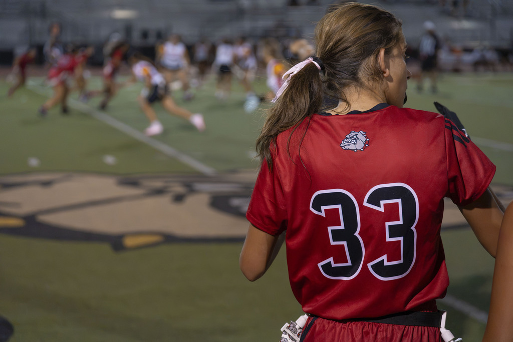 Hemet High Girls Flag Football Game