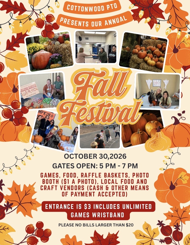 Fall Festival - October 30th