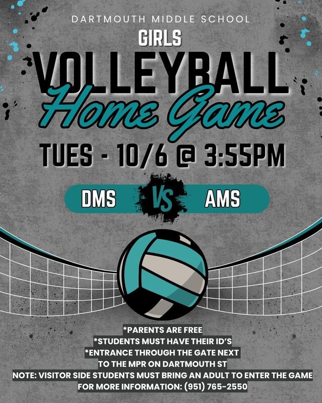 Flag Football and Girls Volleyball Games - Week of October 5th