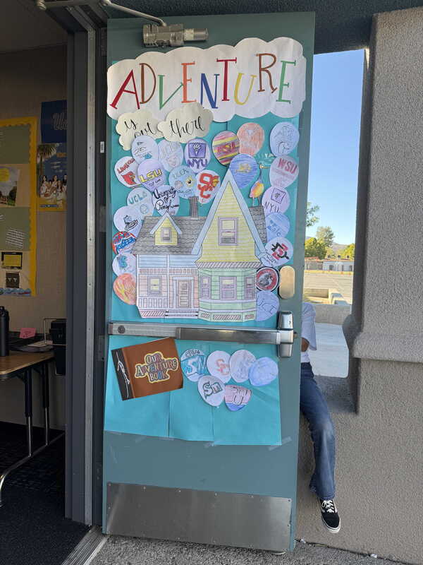Ms. Dobbins with “Adventure Is Out There!”