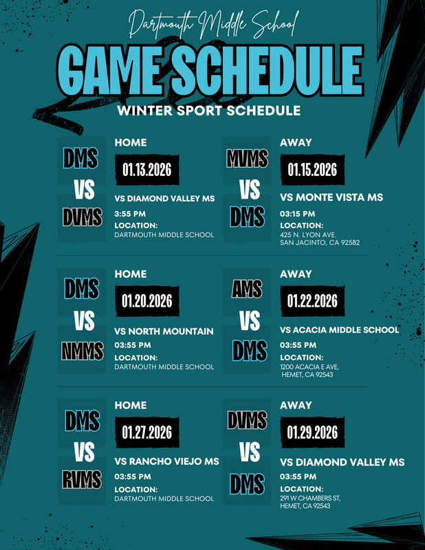 Winter Sports Schedule