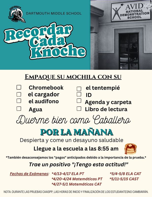 Spanish Testing Info