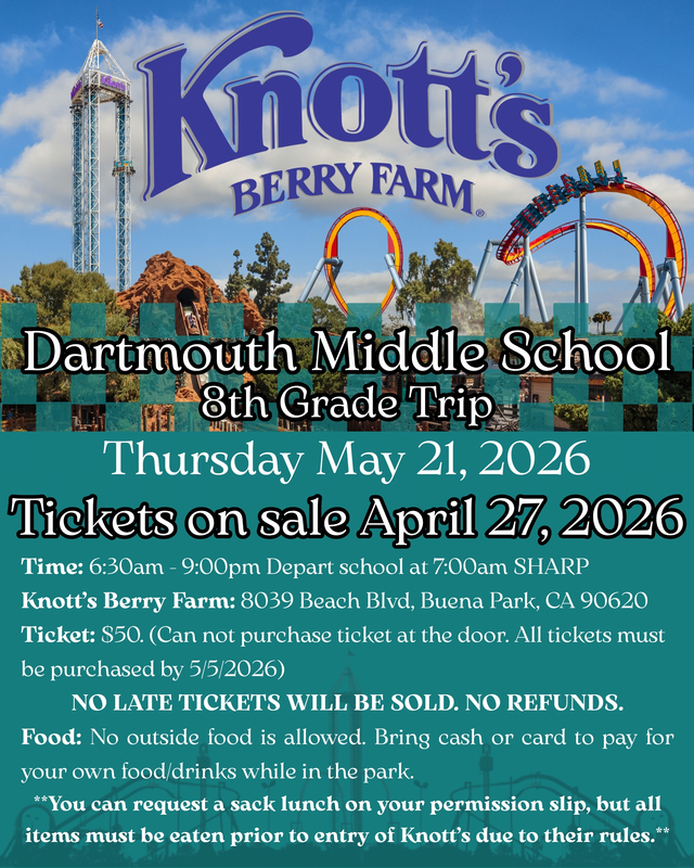8th-Grade Trip - Knott's Berry Farm