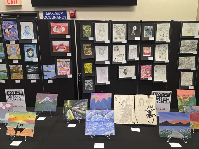 Dartmouth Artwork at the HUSD Art Showcase