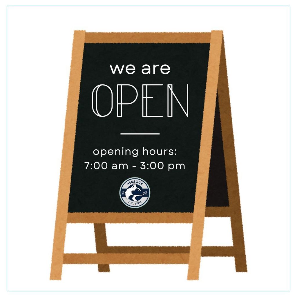 We're Open!