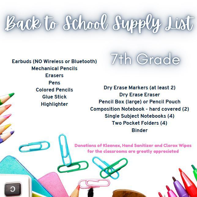 supply list
