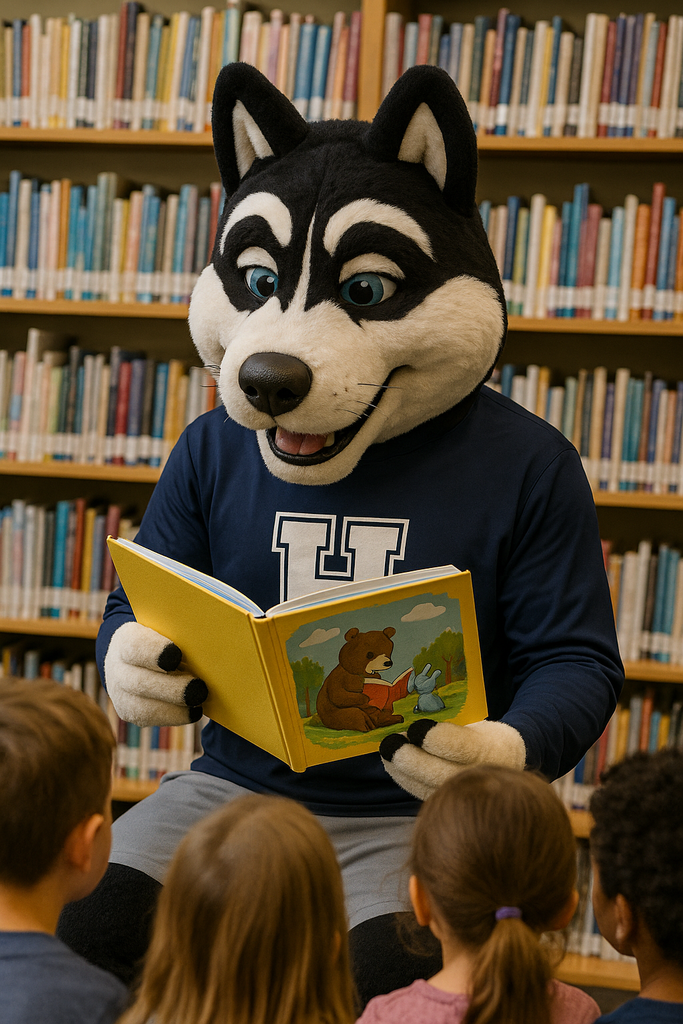 reading huskie