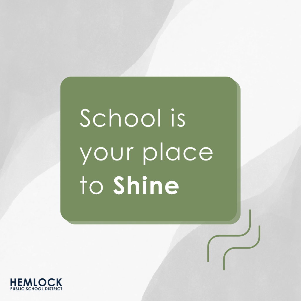 School is your place to shine