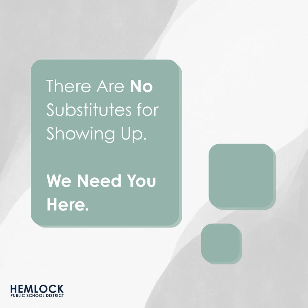 There are no substitutes for showing up. We need you here.